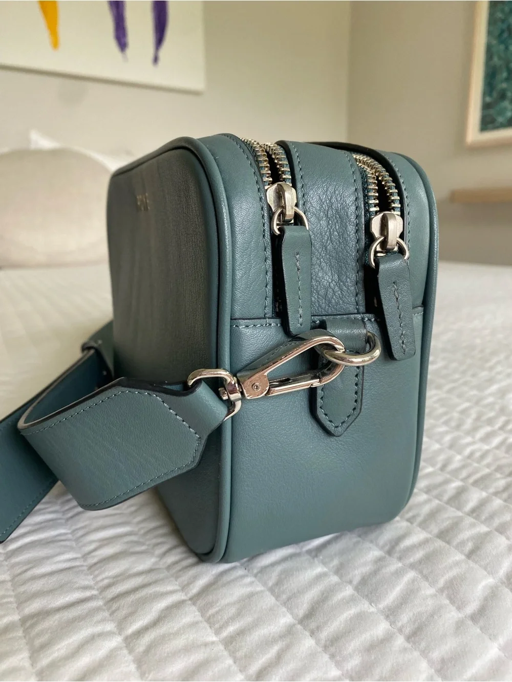 Leatherology Meadow Double Zip Camera Bag in Dusk - Picture 5 of 10